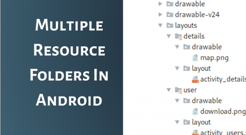 Multiple Resource Folders In Android