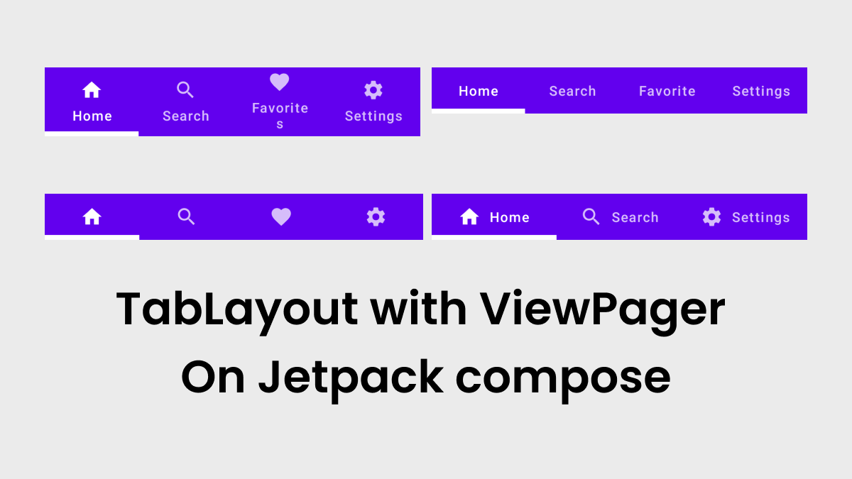 Implementing TabLayout with ViewPager On Jetpack compose