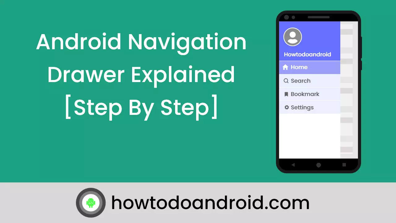 navigation drawer android poster