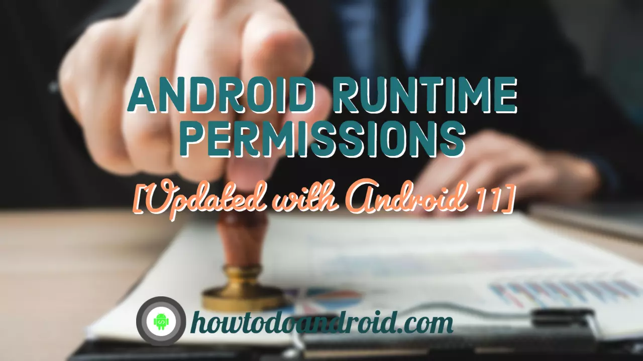 Android runtime permission poster