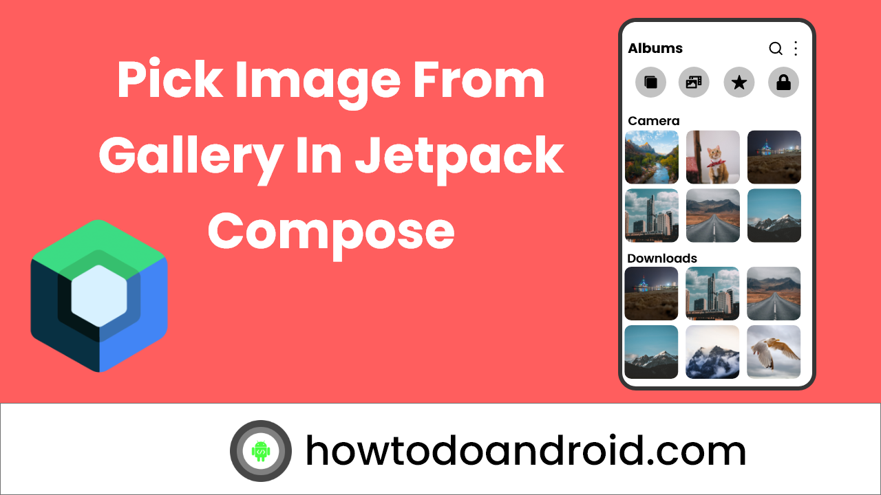 How to pick Image from gallery in jetpack compose
