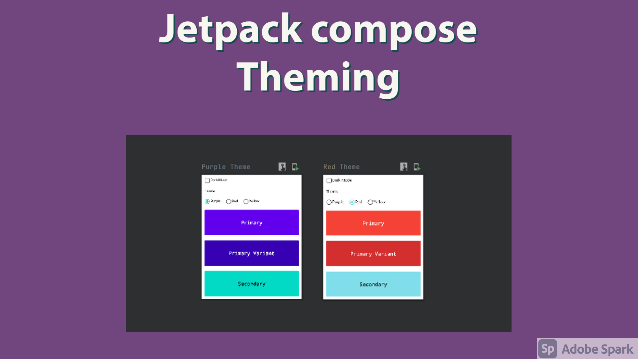 Getting started with jetpack compose – Theming
